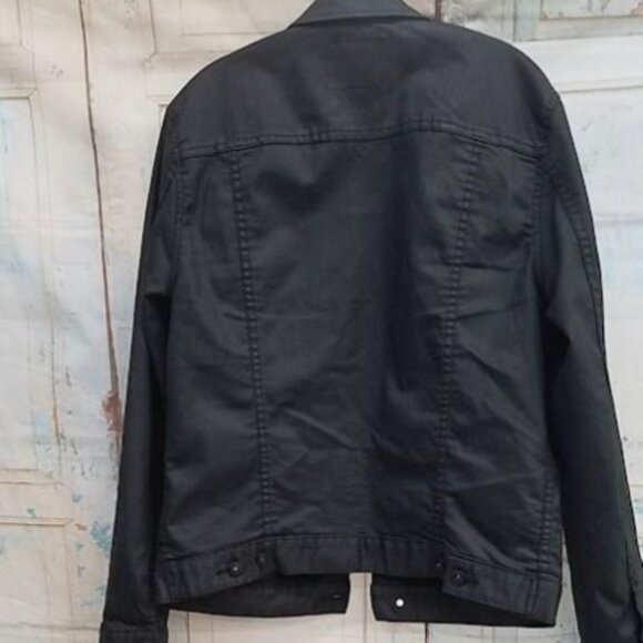 Guess Men's Black Denim Jacket - Size Large - Picture 2 of 4